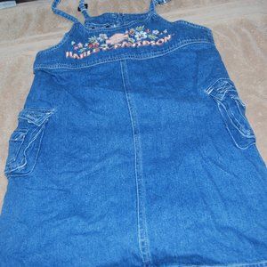Girls Harley Davidson Denim Dress